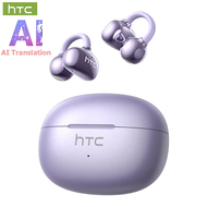 HTC NE55 AI Translation Real-time Translation Bluetooth Earbuds Clip-on TWS Earphones Bluetooth 5.4