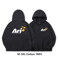 2024 เสื้อสเวตเตอร์คอกลมใหม่Cotton Fashion ฮู้ด Graphic Ari Hoodie M-3XL เสื้อกันหนาวมีฮู้ดผ้าฝ้ายเน