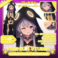 VTuber Model | Elegant Reaper Girl | Ready to Use | Live2D Model | Sylvia Hollow