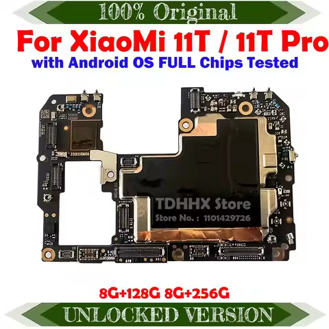 Full Working Unlocked Main Mobile Board Mainboard For Xiaomi 11t Mi11t M11t Mi 11t Pro Motherboard W