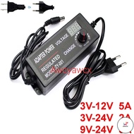WOW Adjustable Adapter DC 3V 4V 4.5V 5V 6V 7V 7.5V 8V 9V 10V 12V 13.5V 14V 15V 16V 17V 18V 19V 20V 2
