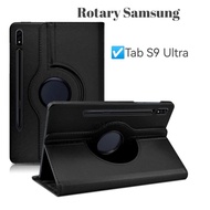 Sarung Rotary Samsung Tab S9 Ultra Cover Casing flip Case Tablet tab