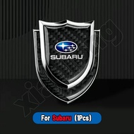 High quality Car Logo Emblem Badge Chrome Sticker 3D Metal Carbon Fiber Car Body Door Rim shielding