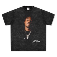 2025 Cross-Border Retro American Hip-Hop Lil Tjay Lil Tjay Printed Short-Sleeved T-Shirt vintage Loo