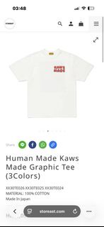 Human Made Kaws Made Graphic Tee