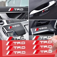 Universal Car Motorcycle Badge Sticker Decal Decor For TRD Corolla Yaris Rav4 Avensis Auris Camry C-