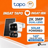 TP-Link Tapo C645D KIT 2K 3MP Kamera Solar Dwi Lensa WiFi 2.4/5GHz, Bateri 10000mAh, 360 ° Pan/Tilt,