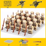 US888 Lego Mainan Balok Susun Tentara Militer WW2 National Army SWAT P