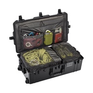 Pelican 1615TRVL Air Travel Case. Black. With Lid organizers and Packing cubes. Press and Pull latch