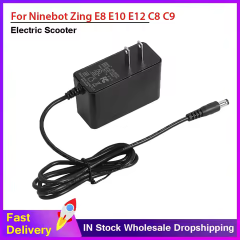 25.2V1A Battery Power Adapter Charger For Ninebot Electric Scooter by Segway Zing E8 E10 E12 C8 C9 C