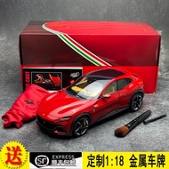 BBR 1: 18 Ferrari Ferrari Purosangue FUV Off-Road Alloy Full Open Car Model