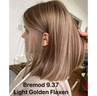 Bremod Hair Color 9.37 Light Golden Flaxen + Oxidant 100ml + Bleach 35g