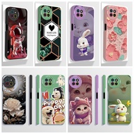 For ‎ITEL S23 4G S665L Phone Case Aesthetic Cartoon Astronaut Full Matte Soft Silicone Shockproof Co