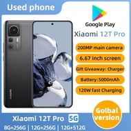 SmartPhone Xiaomi 12t pro 5G 6.67 inch 200MP CAMERA Qualcomm Snapdragon 888 8G+256G 12G+256G 12G+512