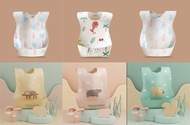 6 Pcs Disposable Baby Bib / Celemek Bayi Waterproof Lucu PR0278