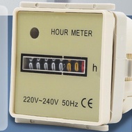 [tenlzsp0bc] Mechanical Hour Meter Gauge Timing Device Hour Counter for Air Compressor Generators Ag