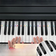 Maner Instrument Stickers for Electric Piano 88 Keys Musical Scale Notes Staff Notation Keyboard Tap
