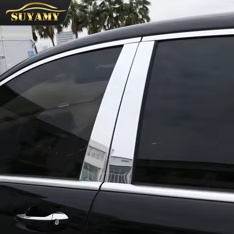 For Mercedes Benz S-Class W221 W222 W223 2008-2022 Aluminum Alloy Window Center Pillar Cover Trim Ca