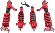 PUPUKM AP03 Coilover Suspension Lowering Kit RED Compatible For Acura RSX Base/Type-S Coupe 2D 2002-
