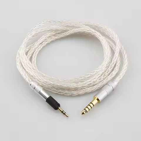 HiFi Audiocrast 8 Core Silver Plated OCC Earphone Cable For Sennheiser HD598 HD559 hd569 hd579 hd599