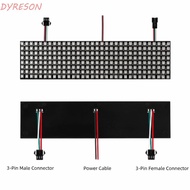 DYRESON WS2812B LED Panel, RGB Full Color Flexible Flexible LED Matrix, LED Strip DC5V 8x8 16x16 8x3