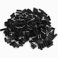 danglan-100Pcs / Lot 2Ml Black Plastic Perfume Bottle Sample Sprayer Atomizer Perfume Bottle