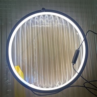 Vòng tròn đèn Led Vòng hào quang decor tiểu cảnh tượng phật lũa