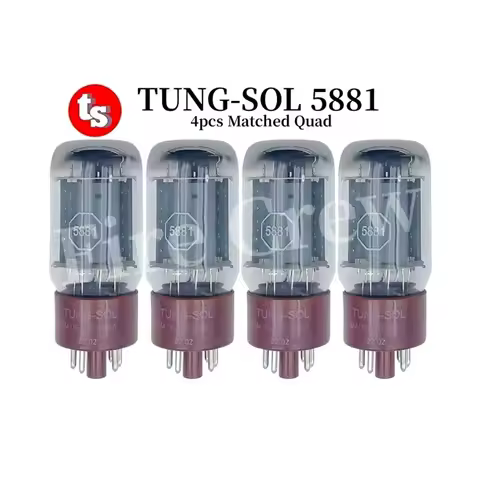 TUNG-SOL Vacuum Tube 5881 Replace EL34 5881A 6L6 6P3P 6L6GC KT66 HIFI Audio Valve Electron Tube Ampl