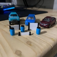Drum Diorama Accessories biru - Hotwheels Accessories