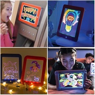 3D Light-Up Writing Drawing Pad Drawing Board Pad Tablet Toys Magic Pad