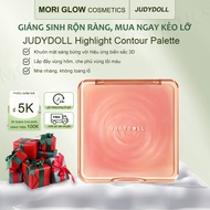 JUDYDOLL 2in1 Contour Palette – 4 Highlight Boxes & Contour