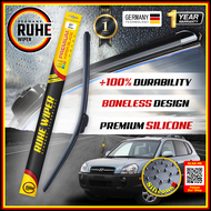 Ruhe Wiper Hyundai Tuscon 2005 - New Present Original High Quality SoftSilicone Car Wiper Silicon Ke