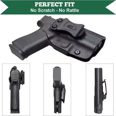 Only Fit For Glock G43/G43X/G43X MOS,Holster,IWB Kydex,Locking Sound,Belt,Men's Outdoor Pistol Bags,