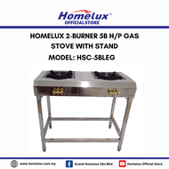 Activity subsidy HOMELUX 2-BURNER 5B HIGH PRESSURE GAS STOVE WITH STAND HSC-5BLEG