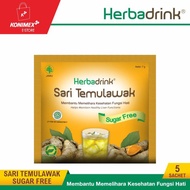 Herbadrink Temulawak Beverage Powder 5 Sachets @ 7gr