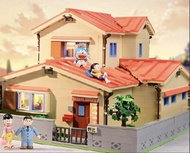 多啦A夢 LEGO 屋-Keeppley 大雄的家（型號K20422）正版,已拆,冇盒,全齊,一粒不缺