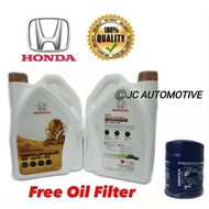 New Packing Honda 10W-30 10W30 Mineral Engine Oil + 1 Pcs Honda Oil Filter