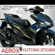 Striping Cutting Sticker Yamaha Aerox gold Premium Original