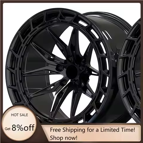 Custom Forged Deep Concave Alloy Wheels 18-22 Inch 5x114.3 5x112 5x120 ET35 Gloss Black Car Rim