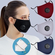 MACTEAM Anti-pollution PM2.5 Dust Masks Washable And Reusable Pluggable Gasket Cotton Unisex Travel 