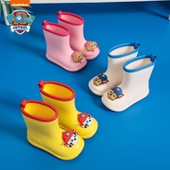 PAW PATROL  children's rain shoes boys anti slip middle rubber shoes children's four seasons rain boots baby water shoes