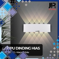 Indoor Decorative Wall Lamp Plastic Body 10w 10 Led Warm White 10t White