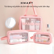 Hmart cosmetic bag Washbag makeup cosmetic bag, convenient, transparent, waterproof, super thick