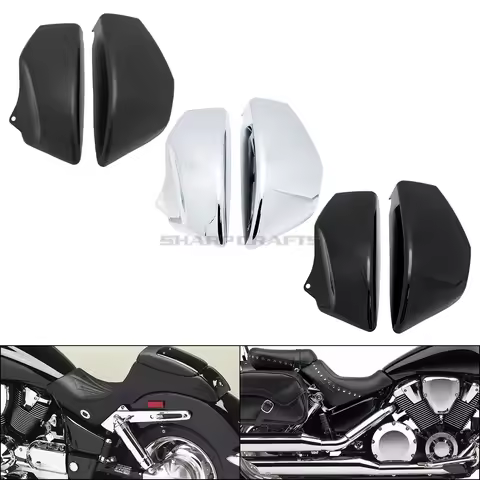 Motorbike Accessories ABS Left & Right Fairing Side Battery Covers For Honda VTX 1800 VTX1800 R/S/N/