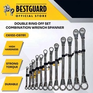 C6102-C61191 Double Ring Off Set Combination Wrench Spanner 6-30mm/7-32mm