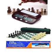 Eureka Chess Set with Leap Digital Chess Timer