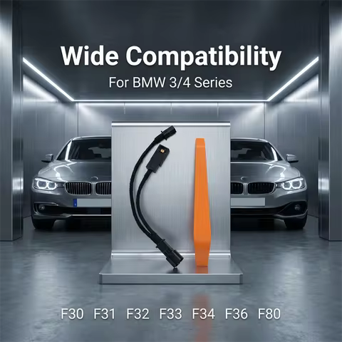 LED upgrade wiring harness Cup holder hole /AC&Radio Trim Surround Ambient Lighting For BMW M3 M4 3 