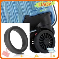 LIAOY 3Pcs Rubber Ring, Diameter 35 mm Flexible Luggage Wheel Ring, Durable Silicone Thick Flat Elastic Wheel Hoops Luggage Wheel