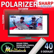 polaris polarizer tv lcd sharp aquos 40 in inch - 0  derajat