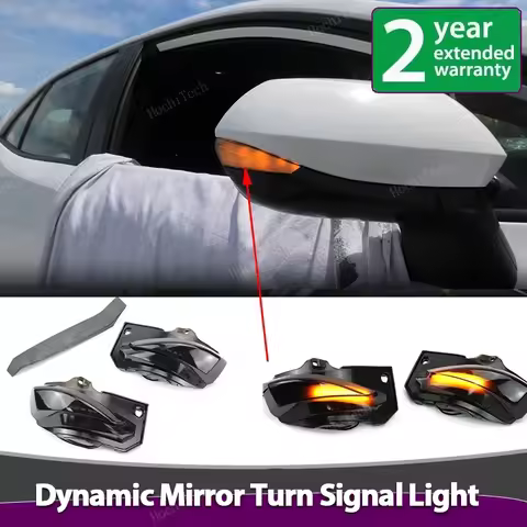 2x Dynamic Blinker LED Turn Signal Indicator Side Mirror Lamp For Toyota Corolla Sport E210 Sienta X